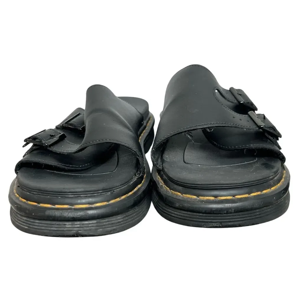 Dr. Martens Dax Slide Buckle Sandals Black Mens Size 13